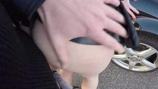 Public Sex Video – Lucy Cat wird für ein Fick mitgenommen und kriegt Facial Cumshot